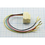 Разъем телефонный 6P4C розетка, контакты 4L, на блок/провод , 623K-80[RJ11]