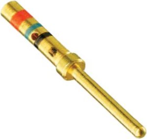 38941-22L, Male Crimp Circular Connector Contact, Contact Size 22D, Wire Size 22 AWG 38941-22L, Male Crimp Circular Connector Contact, Contact Size 22D, Wire Size 22 AWG