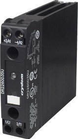 DR2260D30U, Solid State Relay, 30 A Load, DIN Rail Mount, 600 V rms Load, 32 V dc Control