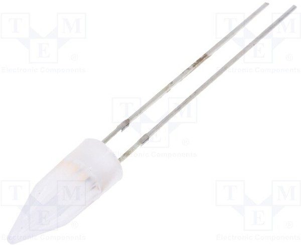 OS2MDK58K2B, LED; 5mm; white warm; candle light effect,blinking; 220?330mcd