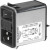 3-107-468, Filtered IEC Power Entry Module, IP40, C14, IEC C14, General Purpose, 8 А, 250 В AC