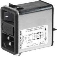 3-107-468, Filtered IEC Power Entry Module, IP40, C14, IEC C14, General Purpose, 8 А, 250 В AC