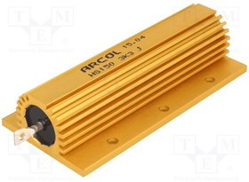 HS150 3K3 J, Wirewound Resistor 150W, 3.3kOhm, 5%