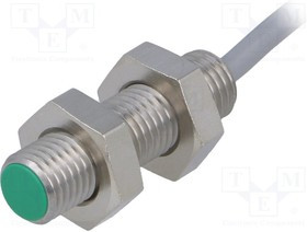 IFRM08P1701/L, Датчик: индуктивный, Конф.выхода: PNP / NO, 0-2мм, 10-30ВDC, М8