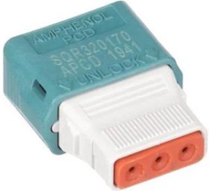 SQR320170, Heavy Duty Power Connectors 3POS SZ20 PLUG FEMALE
