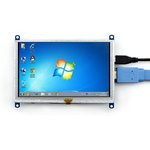 5inch HDMI LCD (B), HDMI дисплей 800×480px с резистивной сенсорной панелью для Raspberry Pi