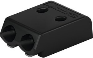 2059-322/998-403, Клеммная колодка типа провод к плате, Black, 3 мм, 2 вывод(-ов), 26 AWG, 22 AWG, 0.5 мм², Зажим
