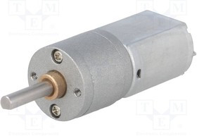 POLOLU-3454, Двигатель: DC, с редуктором, POLOLU 20D, 6ВDC, 3,2А, Ось: D профиль