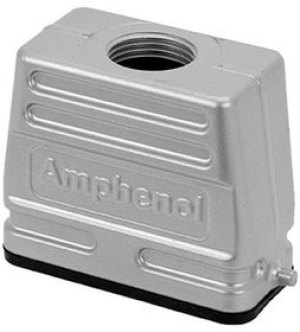 C14621R0106004, Heavy Duty Power Connectors Top Entry Low Prof. Hood SZ A10 M25