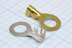 Клемма"O" d10,4, 4-8S, латунь луженая; №874 A клемма"O" d10,4\0,7\S4,0~8,0\лат луж\\\SKN10-10\