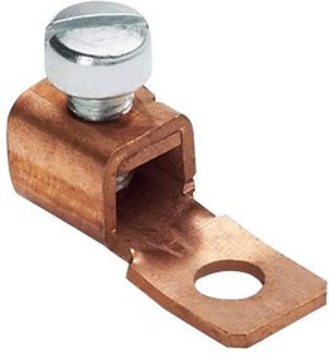 CXS125-14-Q, TERMINAL, MECHANICAL LUG, M6, 1/0 AWG