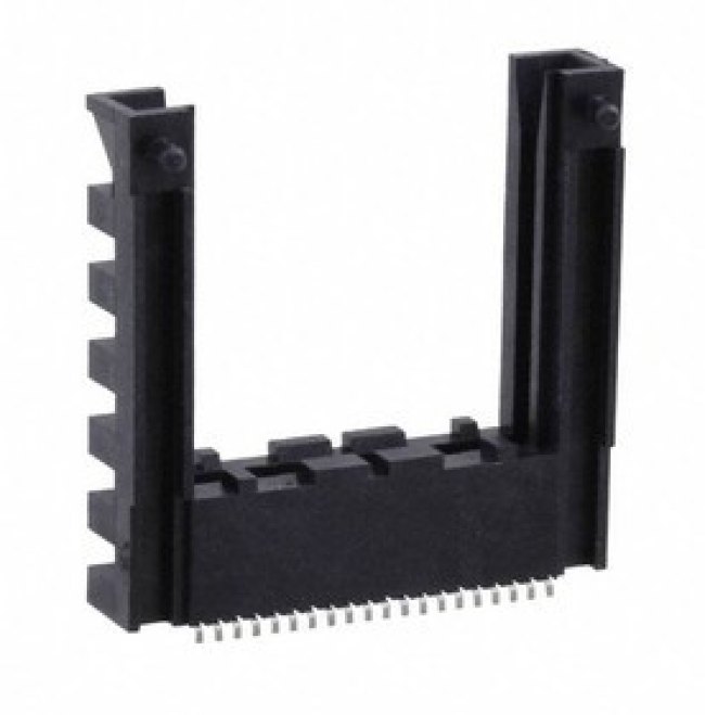 MB1-120-01-F-S-02-SL, Standard Card Edge Connectors 1.00 mm Mini Edge Card Socket With Guides