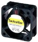 9WF0424H7D01, 9WF Series Axial Fan, 24 V dc, DC Operation, 11.7m³/h, 2.04W, 80mA Max, 40 x 40 x 15mm