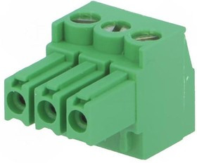 284506-3, Pluggable Terminal Blocks 3 POS TERM-BLOK PLUG