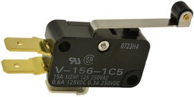 V-156-1A5-T, Basic / Snap Action Switches MINIATURE BASIC SWITCH