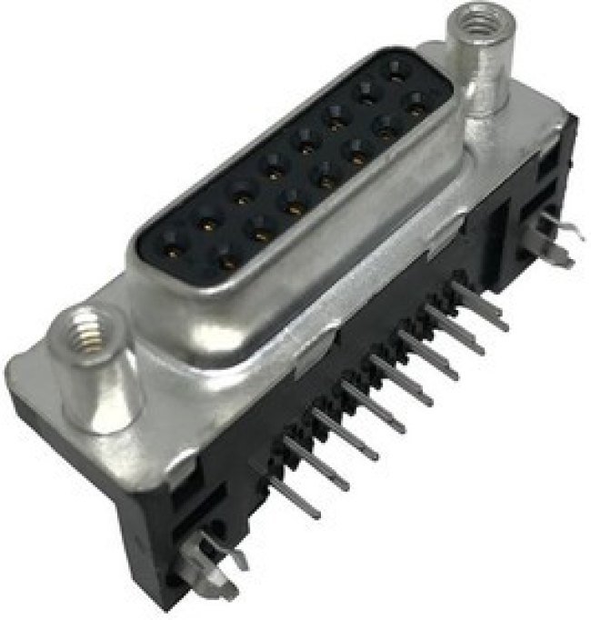ID15S33E4GV00LF, D-Sub Standard Connectors DSUB RA STB 15SKT