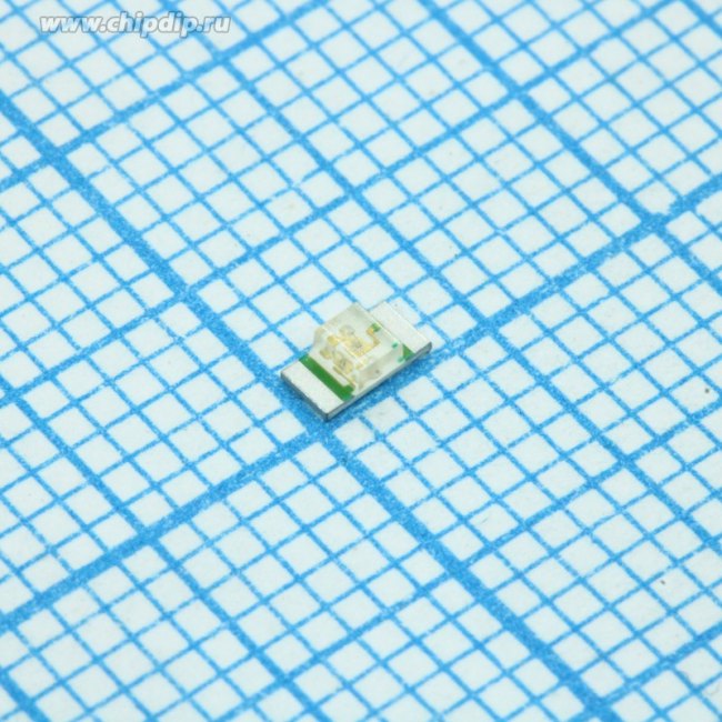 KPTR-3216ZGC, Светодиод, низкой мощности, Зеленый, SMD - Обратный Монтаж, 1206 (3216 Metric), 20 мА, 3.3 В KPTR-3216ZGC, Светодиод, низкой мощности, Зеленый, SMD - Обратный Монтаж, 1206 (3216 Metric), 20 мА, 3.3 В