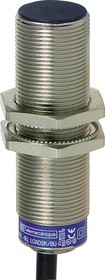 XS1M18MB250, Inductive Proximity Sensor, OsiSense XS Series, 5 mm, SPST-NC, M18, 24 to 210 V, Pre-wired XS1M18MB250, Inductive Proximity Sensor, OsiSense XS Series, 5 mm, SPST-NC, M18, 24 to 210 V, Pre-wired