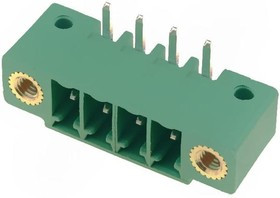 MC 1,5/ 4-GF-3,5, Разъемный клеммник, 3,5мм, Кол-во полюс: 4, угловой 90°, гнездо MC 1,5/ 4-GF-3,5, Разъемный клеммник, 3,5мм, Кол-во полюс: 4, угловой 90°, гнездо