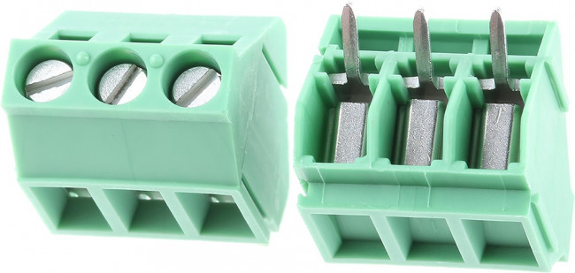 1713736, Fixed Terminal Blocks 3P 5.08mm 35DEG 1713736, Fixed Terminal Blocks 3P 5.08mm 35DEG