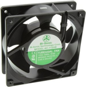 4C-115HB-T, AC Axial Fan, серия AC 4C, 115V, Square, 120 мм, 38 мм, Качения, 100 фут³/мин 4C-115HB-T, AC Axial Fan, серия AC 4C, 115V, Square, 120 мм, 38 мм, Качения, 100 фут³/мин