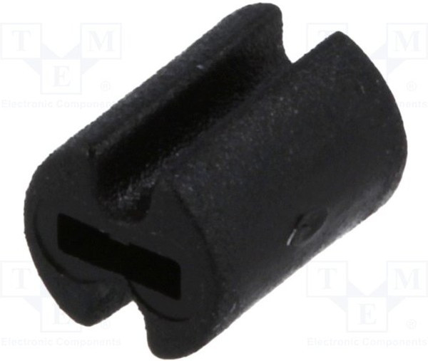 FIX-LEDH-6, Распорная втулка, D 4,5мм, Диам 3мм, для светодиодов, черный