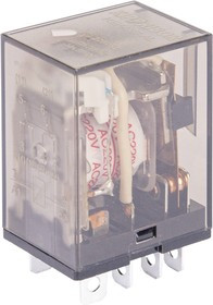 REP-207.AL, Реле 2 пер. 220VAC, 10A/ 250VAC со светодиодом