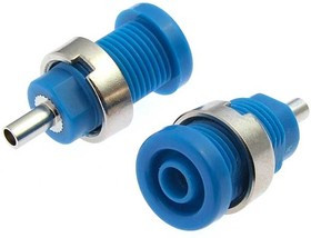 Z014 4mm panel jack BLUE