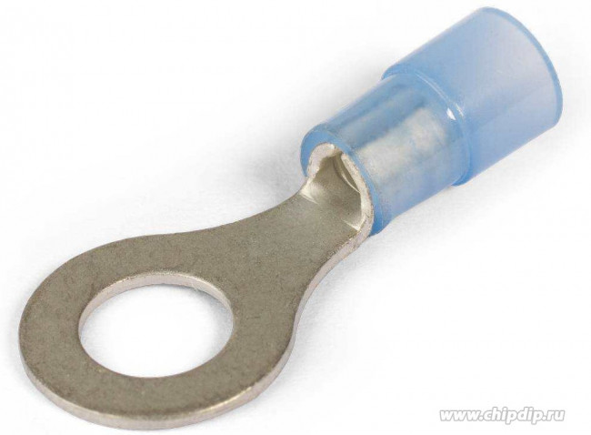 57911, Наконечник кабельный кольцевой изолированный НКИ(н) 2.5-6 серия ПРОФИ (КВТ) 57911, Наконечник кабельный кольцевой изолированный НКИ(н) 2.5-6 серия ПРОФИ (КВТ)