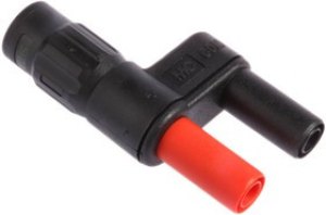 Coaxial adapter, BNC plug to 2 x 4 mm safety socket, straight, 67.9536-21