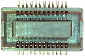54684-0244, Mezzanine Connector, Receptacle, 0.4 mm, 2 Rows, 24 Contacts, Surface Mount, Phosphor Bronze 54684-0244, Mezzanine Connector, Receptacle, 0.4 mm, 2 Rows, 24 Contacts, Surface Mount, Phosphor Bronze