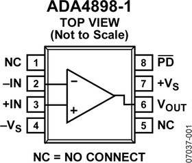 ADA4898-1YRDZ-R7, Операционный усилитель, 65 МГц ADA4898-1YRDZ-R7, Операционный усилитель, 65 МГц