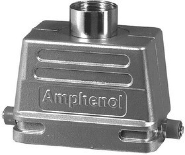 C14610G0106071, Heavy Duty Power Connectors Hood Top Entry Low Profile Heavy Mate