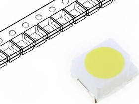 WW-WTA30TS-U, Светодиод, SMD, 5050, белый нейтральный, 1700-3000мкд, 120°