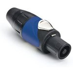 SP-4-F, Вилка, для громкоговорителей, "мама", PIN: 4, на провод, 30А, 133В