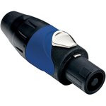 SP-4-F, Вилка, для громкоговорителей, "мама", PIN: 4, на провод, 30А, 133В