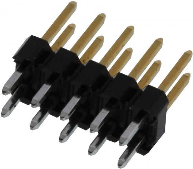 2310-6121TG, Headers &amp; Wire Housings 10P STRT 2 ROW GOLD