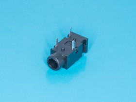 AUB-13, Разъем аудио 3,5мм гнездо на плату, стерео, 3 контакта, мини