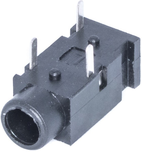 AUB-13, Разъем аудио 3,5мм гнездо на плату, стерео, 3 контакта, мини