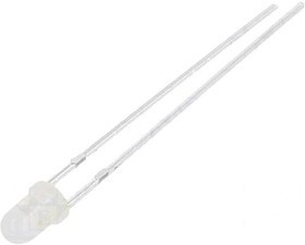 NTE30147, LED; 3mm; green; 1000?2000mcd; 30°; Front: convex; 3?3.2V NTE30147, LED; 3mm; green; 1000?2000mcd; 30°; Front: convex; 3?3.2V