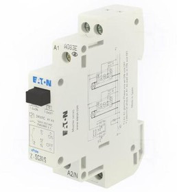 Z-SC24/S, Реле: установочное, бистабильное, NO, Uобмотки: 24ВAC, DIN, 16А
