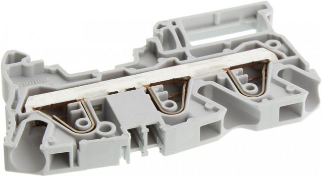 1SNK708011R0000, Клеммная колодка на DIN рейку, 3 вывод(-ов), 8 AWG, 6 мм², Зажим, 41 А