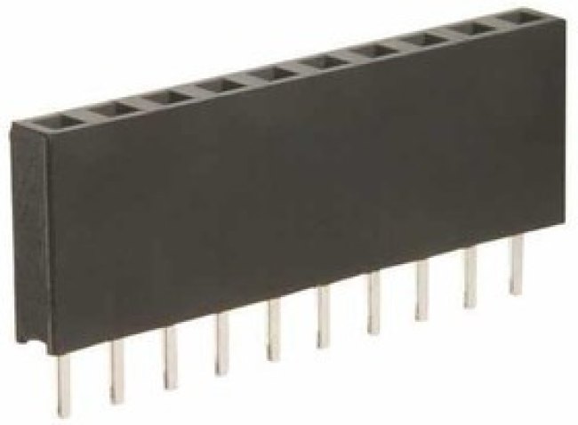 M20-7821046, Headers &amp; Wire Housings 10 PIN SIL VERTICAL SOCKET TIN