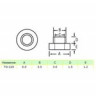 Втулка изолирующая полипропиленовая (ТО220) диаметр 3.0х6мм Втулка изолирующая полипропиленовая (ТО220) диаметр 3.0х6мм