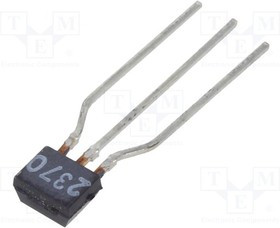 NTE2370, Транзистор: PNP, биполярный, BRT, 50В, 0,1А, 0,2Вт, TO92, R1: 4,7кОм