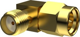 SMAFST.SMAMRA.CO, RF Adapter, Right Angled, SMA Socket - SMA Plug, 50Ohm