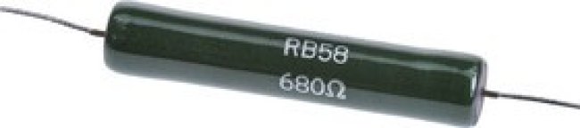 RWM08456800JB25E1, 680 Wire Wound Resistor 11W ±5% RWM08456800JB25E1