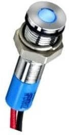 Q6F7BXXG02E, LED Panel Mount Indicators LED INDICATOR 6MM