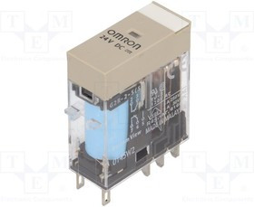 G2R-2-S-24DC, Реле электромагнитное, промежуточное, Uобмотки 24В