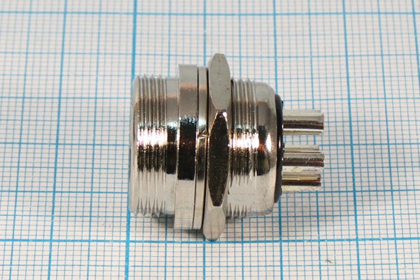 Штекер микрофонный MIC20\ 5P\пан\М19\XS20JK5P- M[MS-DF-20-5]; №14532 штек мик MIC20\ 5P\пан\М19\\XS20JK5P- M[MS-DF-20-5]